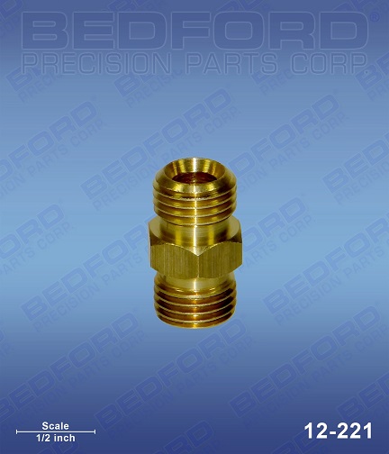 Bedford 12-221 is Devilbiss AD-31 Brass Nipple aftermarket replacement